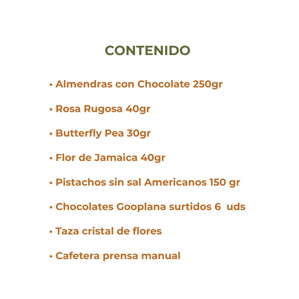 Contenido caja regalo 8 productos: -infusion-flores-rosa-rugosa-butterfly-flor-tetera-transparente
