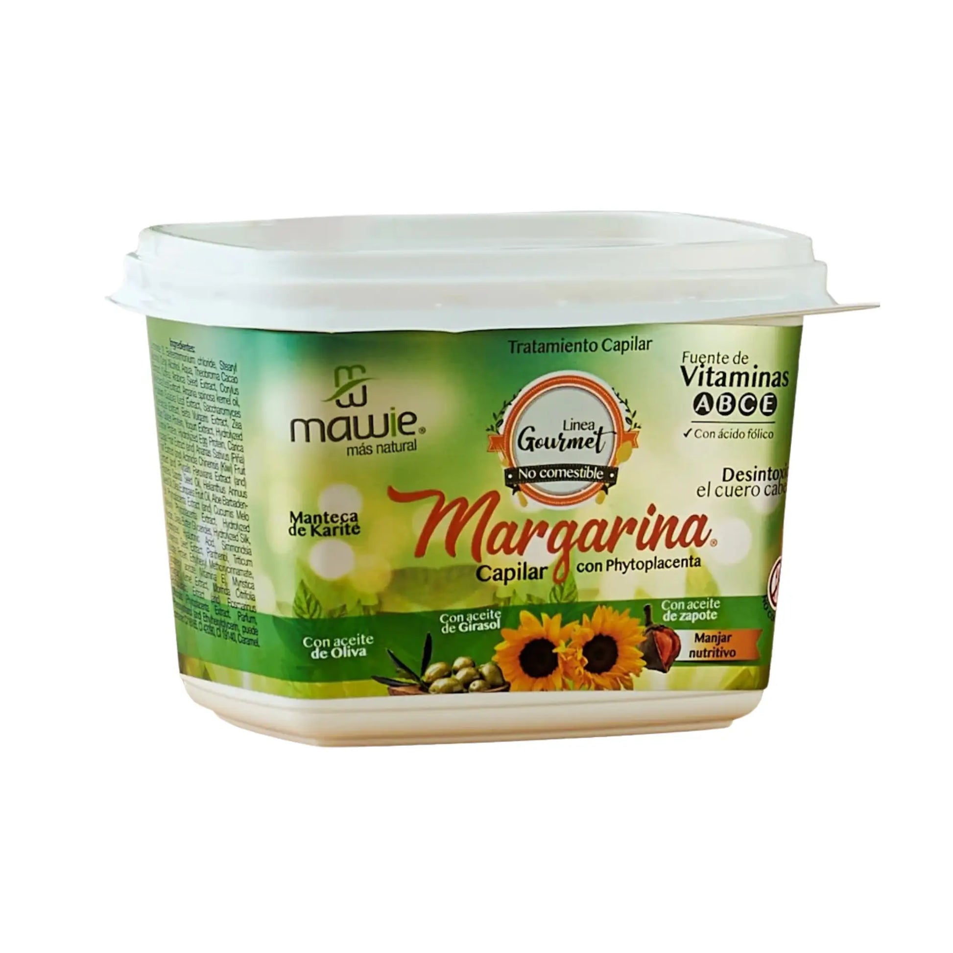 Margarina Capilar Mawie tratamiento nutritivo y crema de peinar para rizos 500ml
