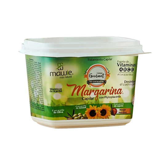 Margarina Capilar Mawie tratamiento nutritivo y crema de peinar para rizos 500ml