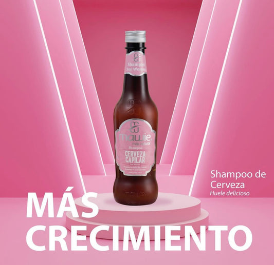 Shampoo sin sal de levadura de cerveza para fortalecer el cabello femenino y dar brillo | Filtro:Caja Regalo