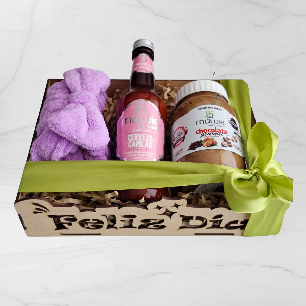 Set Capilar Crecimiento Mujer Shampoo Cerveza + Crema Chocolate 2 Unids | Filtro:Caja Regalo