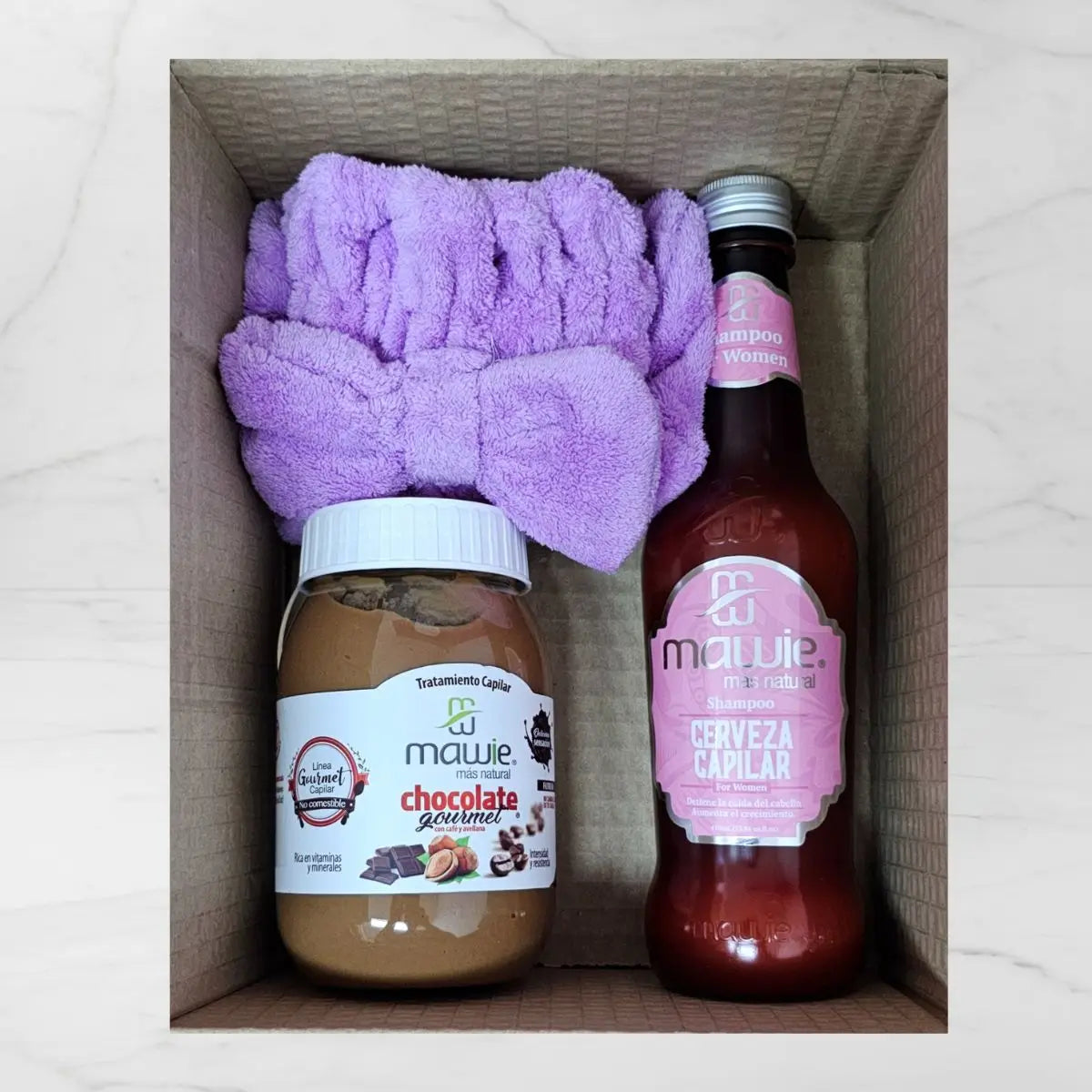Duo Anticaída: Shampoo cerveza mujer + Chocolate capilar | Filtro:Caja Original