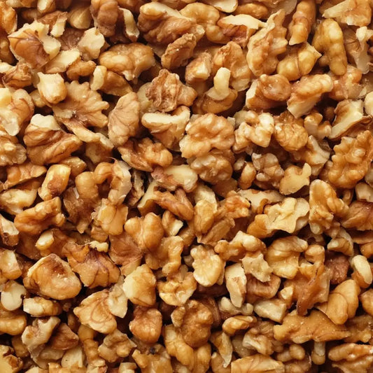 Detalle-de-textura-de-nueces-picadas-cuartillo-calidad-premium
