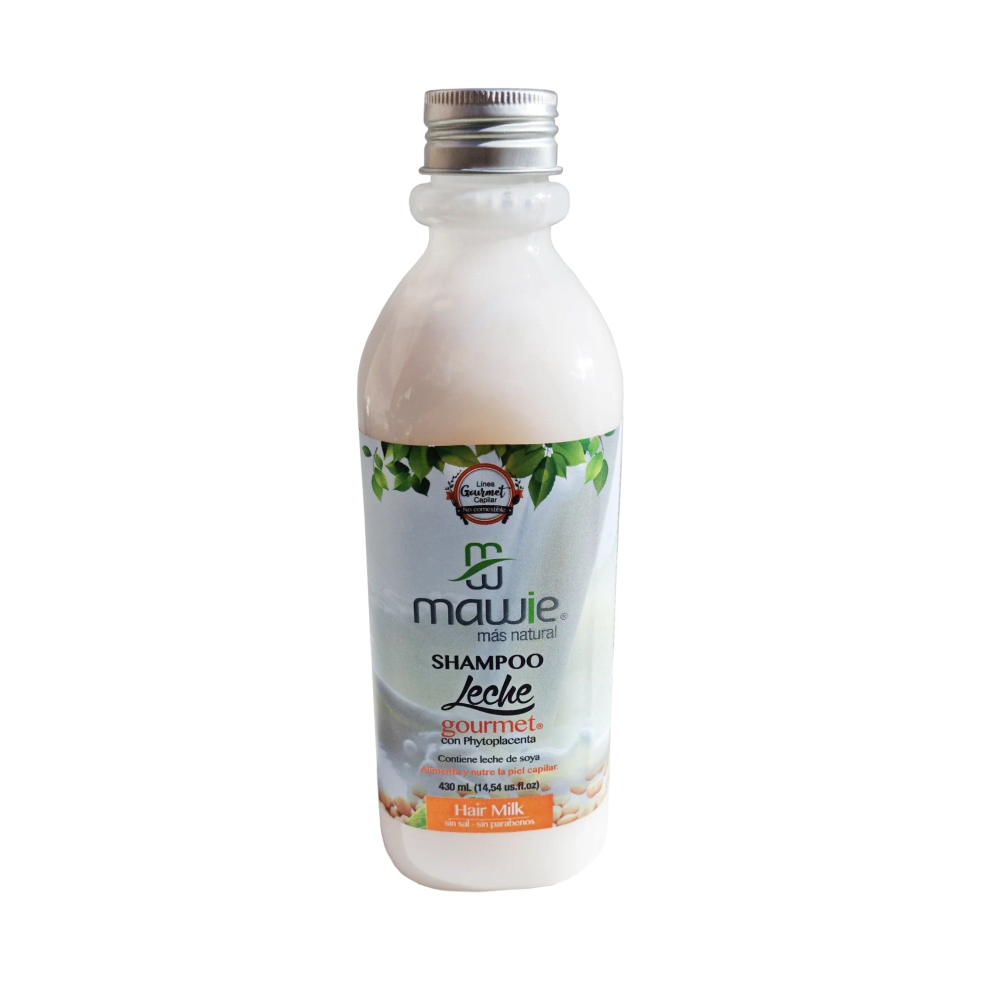Shampoo Leche Mawie control grasa y equilibrio de pH con fitoplacenta 430ml